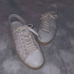 Saint Laurent white star sneakers